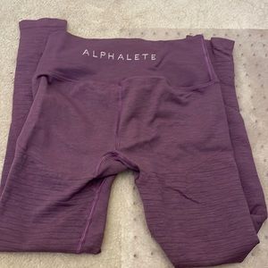 Purple seamless leggings